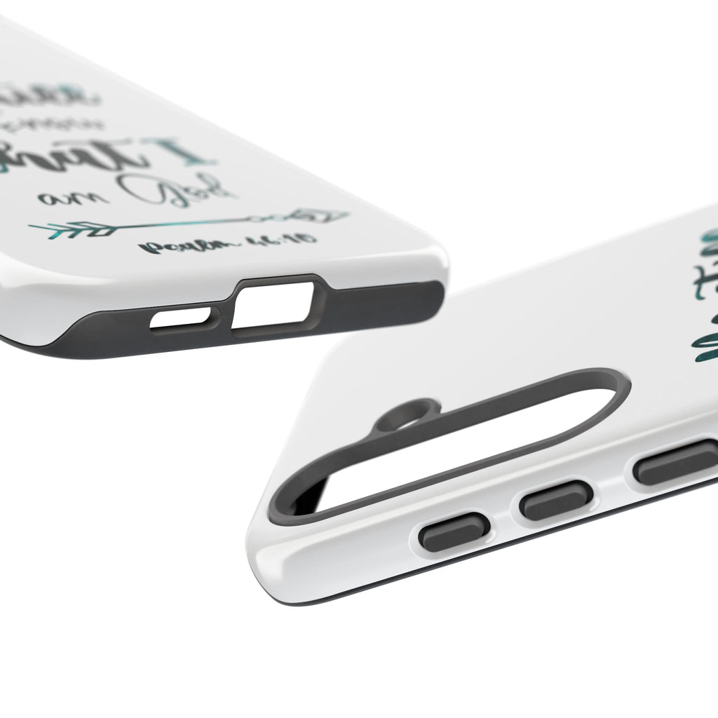 Christian Phone Case - "Be Still & Know That I Am God" Psalm 46:10 Protective Tough Case