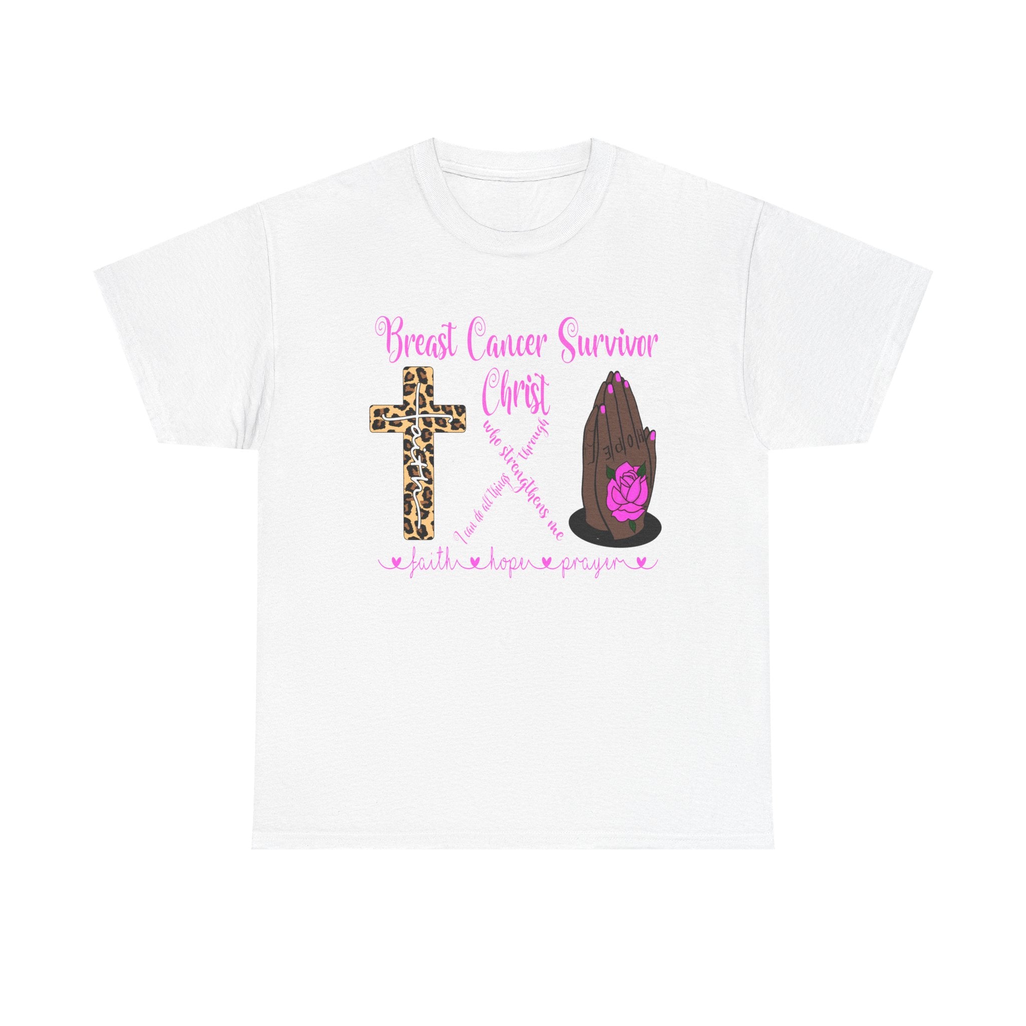 Breast Cancer Survivor Pray Hope Faith T-Shirt