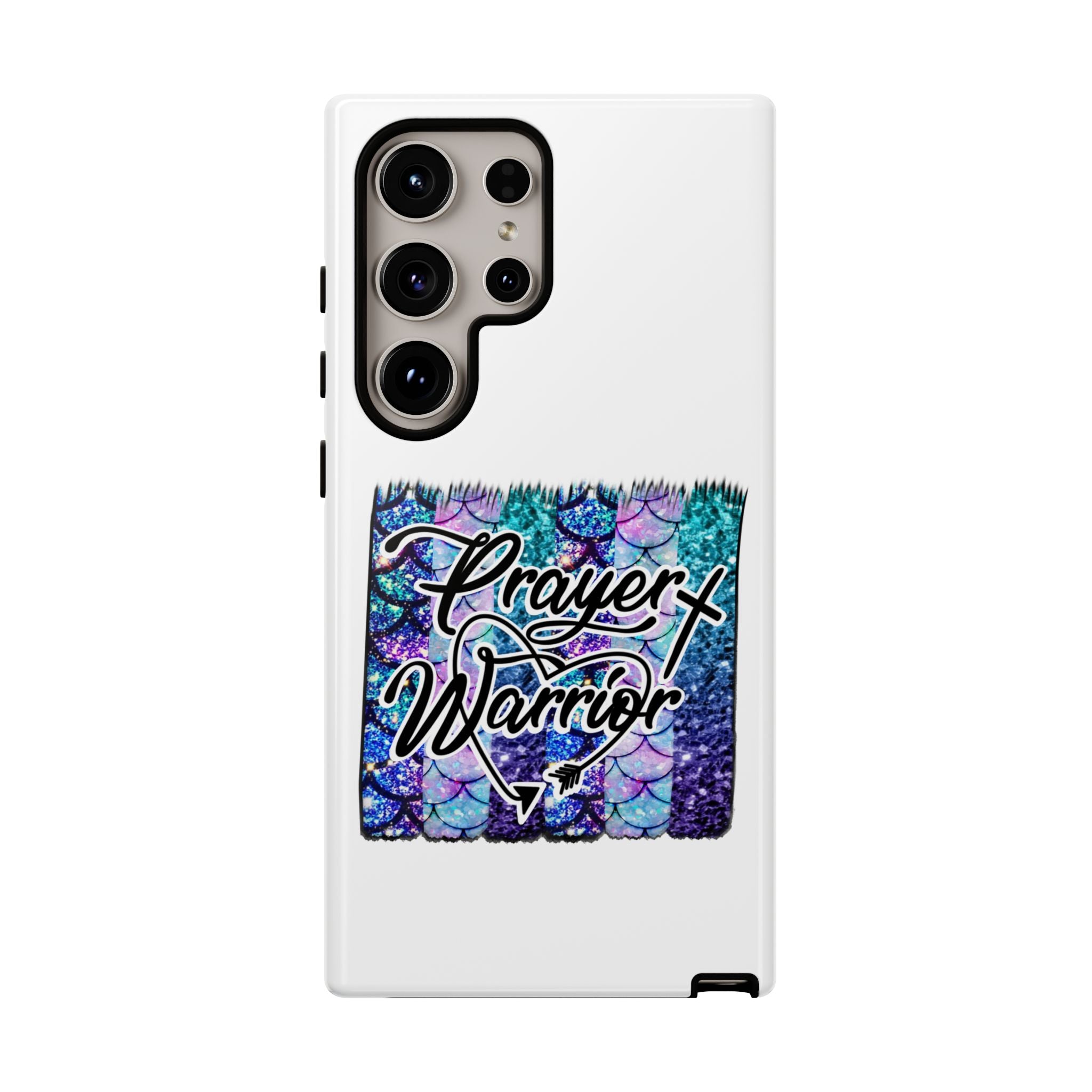 Prayer Warrior Phone Case — Faith-Inspired Tough Protective Cover