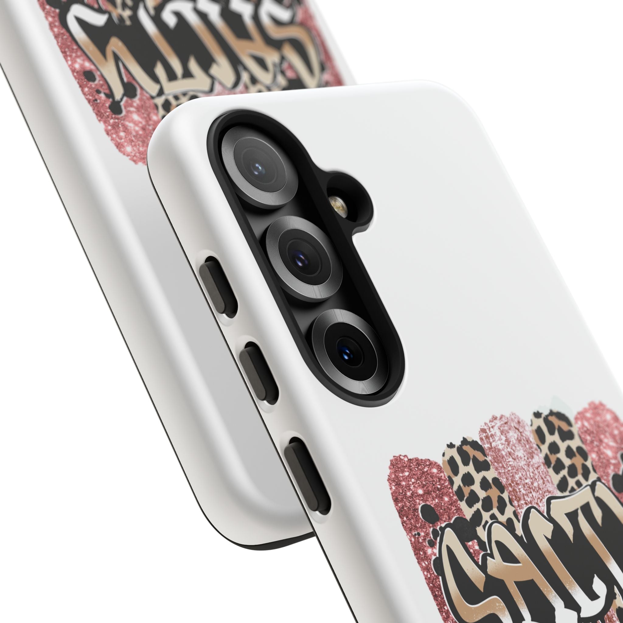 Salty Matthew 5:13 Scripture Leopard Pink Glitter Tough Case — Matthew 5:13 Scripture Phone Cover