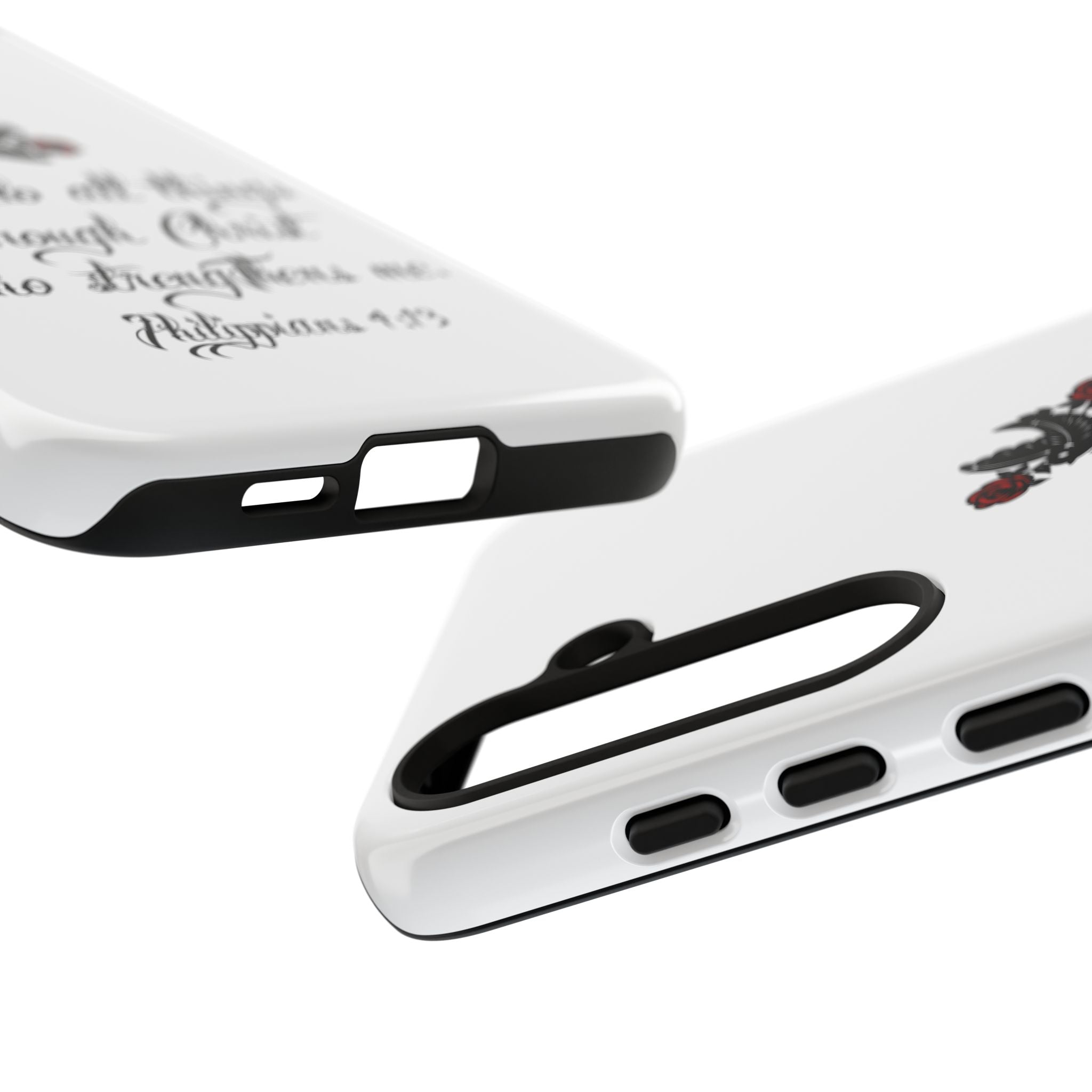 Christian Phone Case — "I can do all things through Christ" (Philippians 4:13)