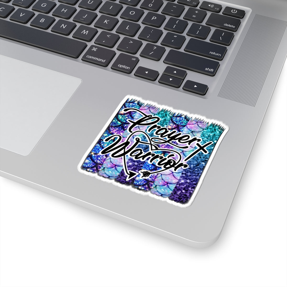 Prayer Warrior Sticker — Kiss-Cut Decal