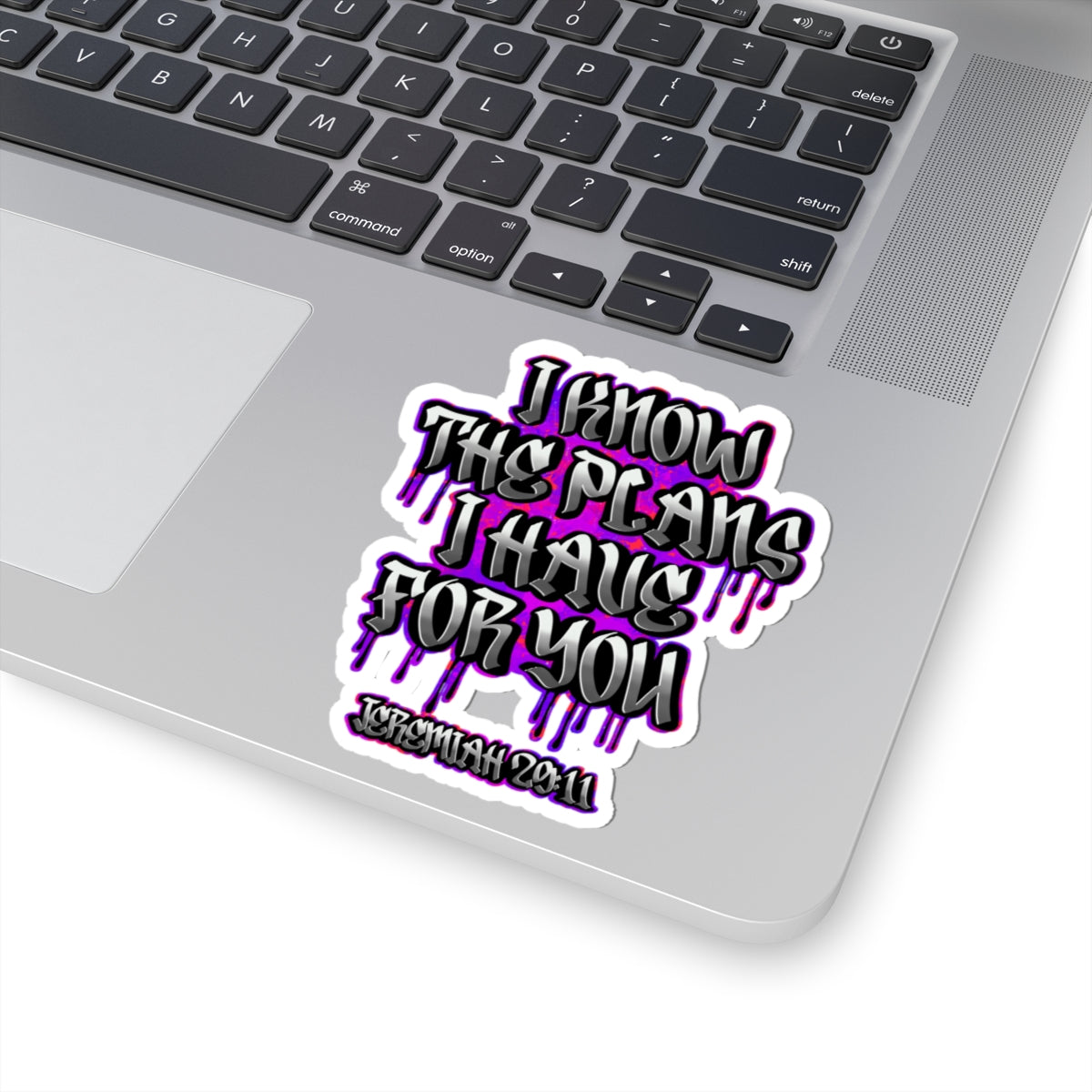 I Know The Plans Sticker — Jeremiah 29:11 Inspirational Kiss-Cut Sticker