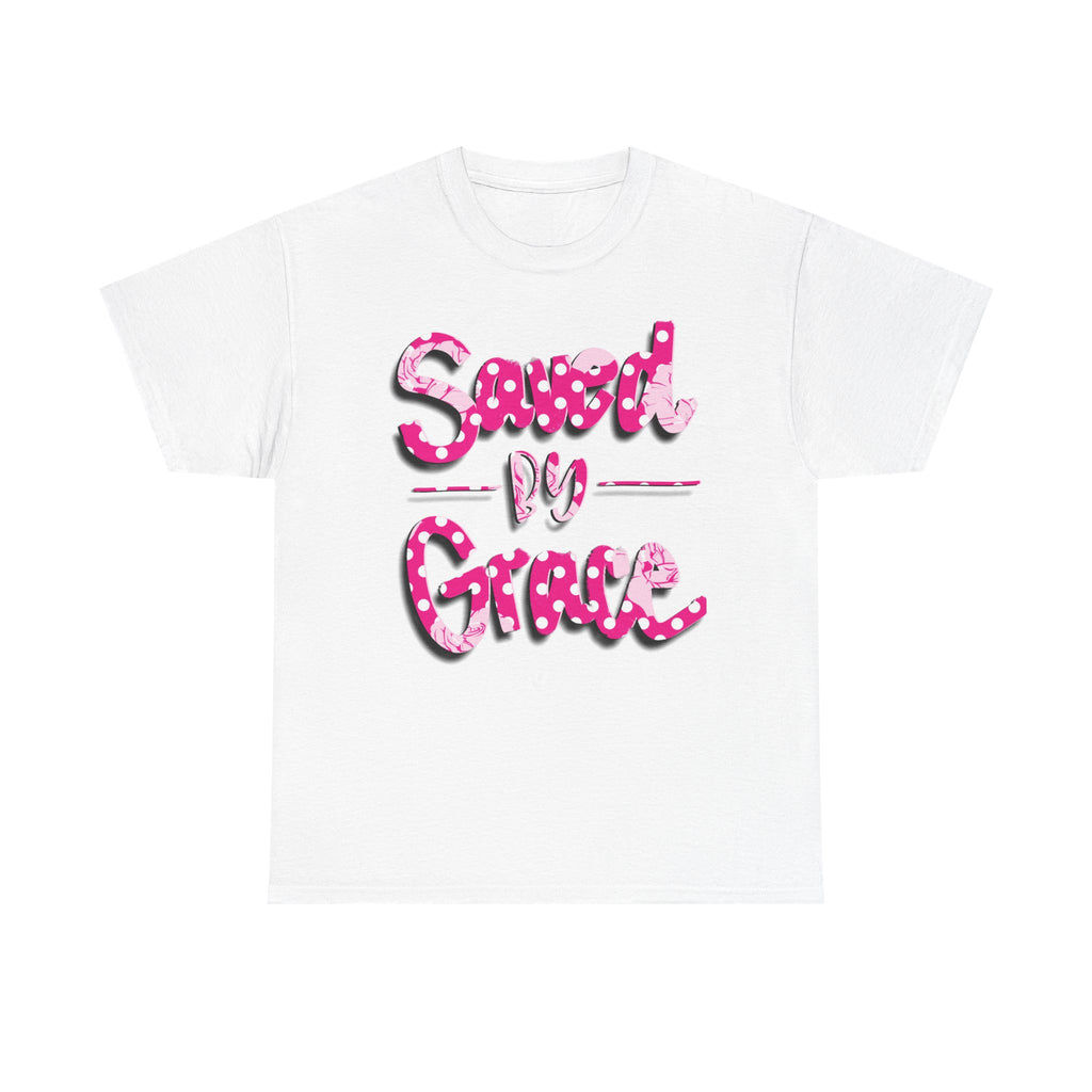 Saved by Grace Christian Graphic T-Shirt