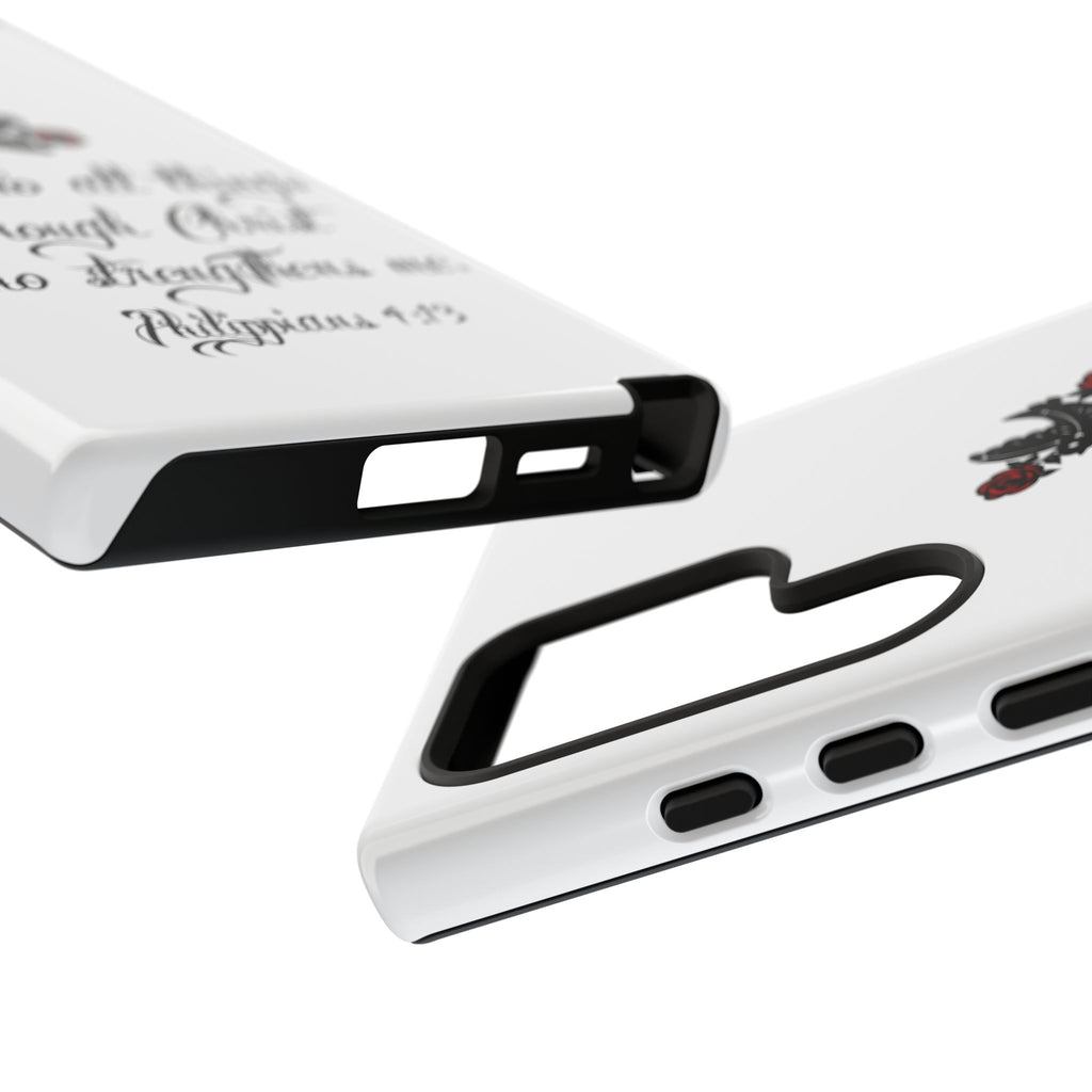 Christian Phone Case — "I can do all things through Christ" (Philippians 4:13)