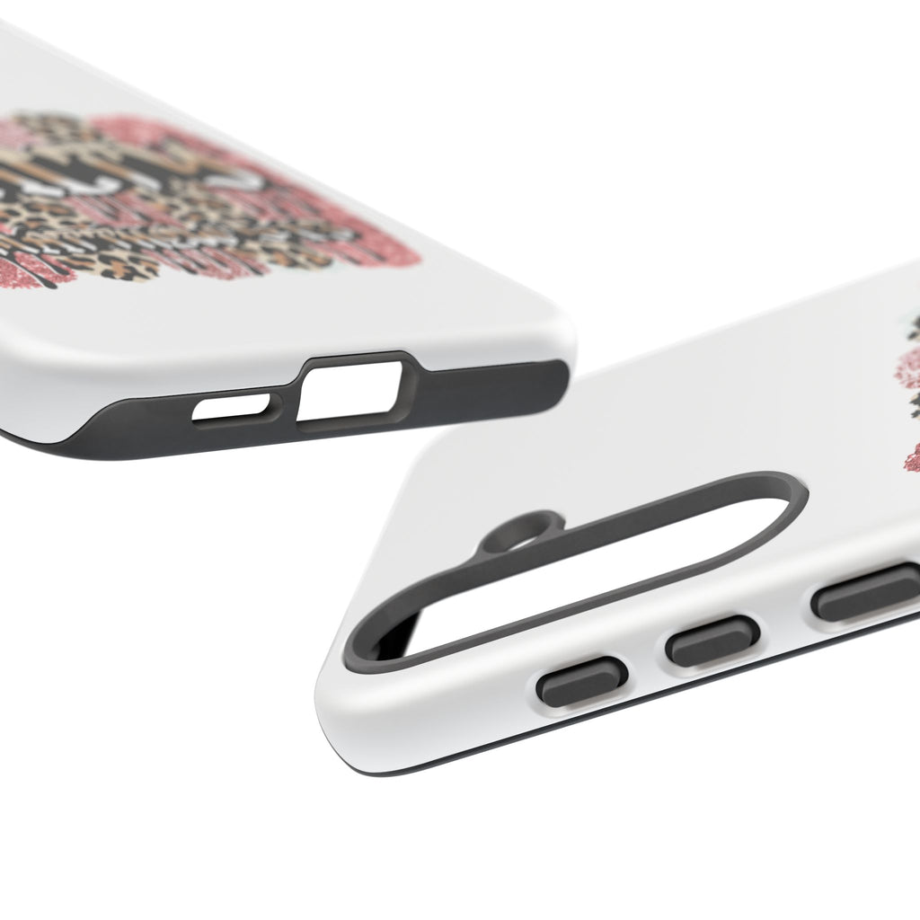 Salty Matthew 5:13 Scripture Leopard Pink Glitter Tough Case — Matthew 5:13 Scripture Phone Cover