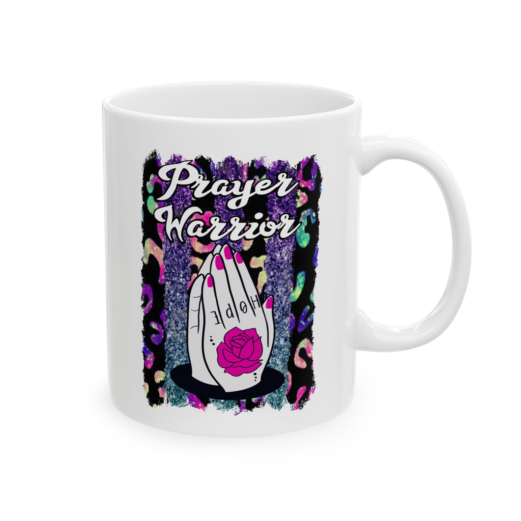 Prayer Warrior Christian Ceramic Mug (11oz & 15oz)