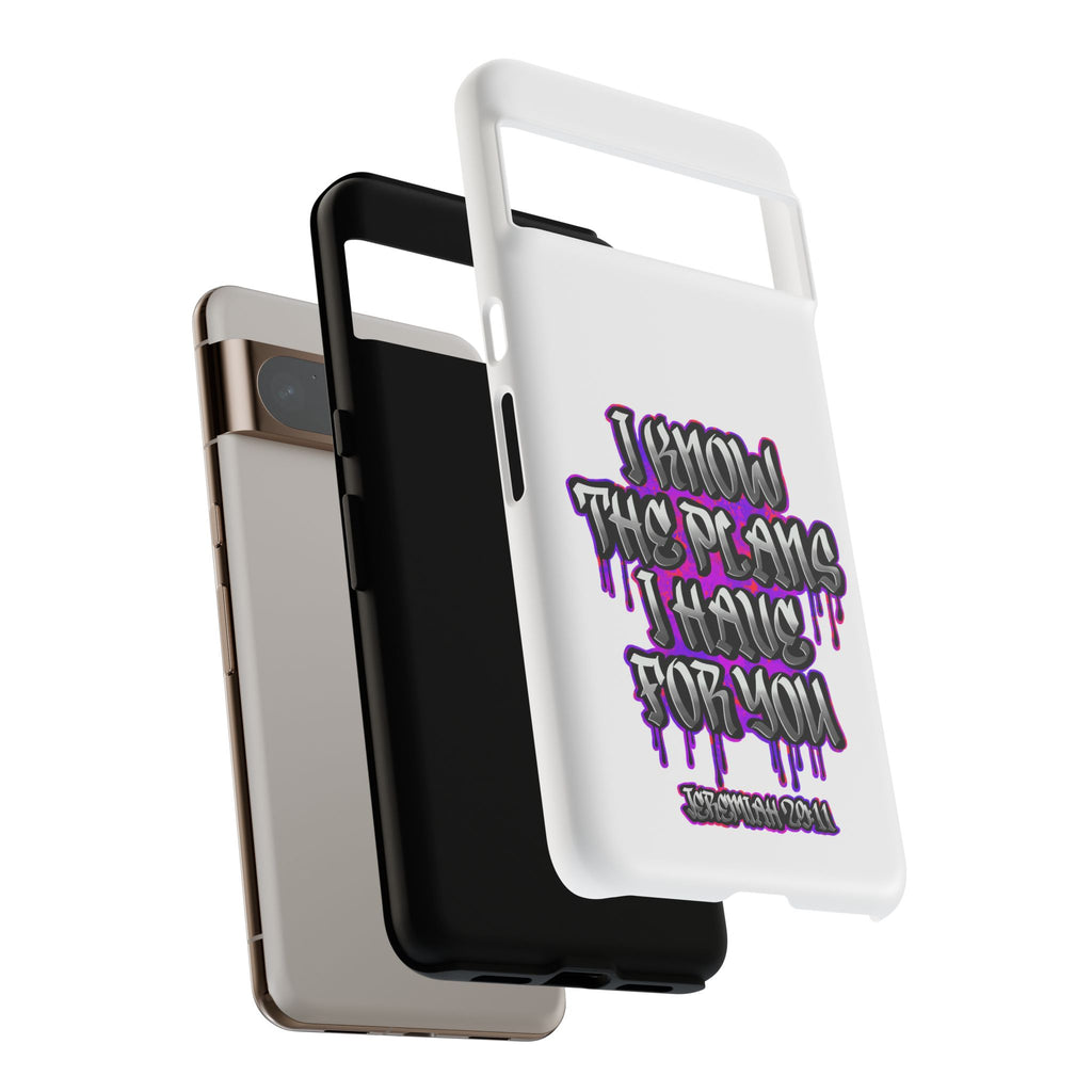 Jeremiah 29:11 Phone Case — "I Know The Plans I Have For You" Christian Bible Verse Protective Case