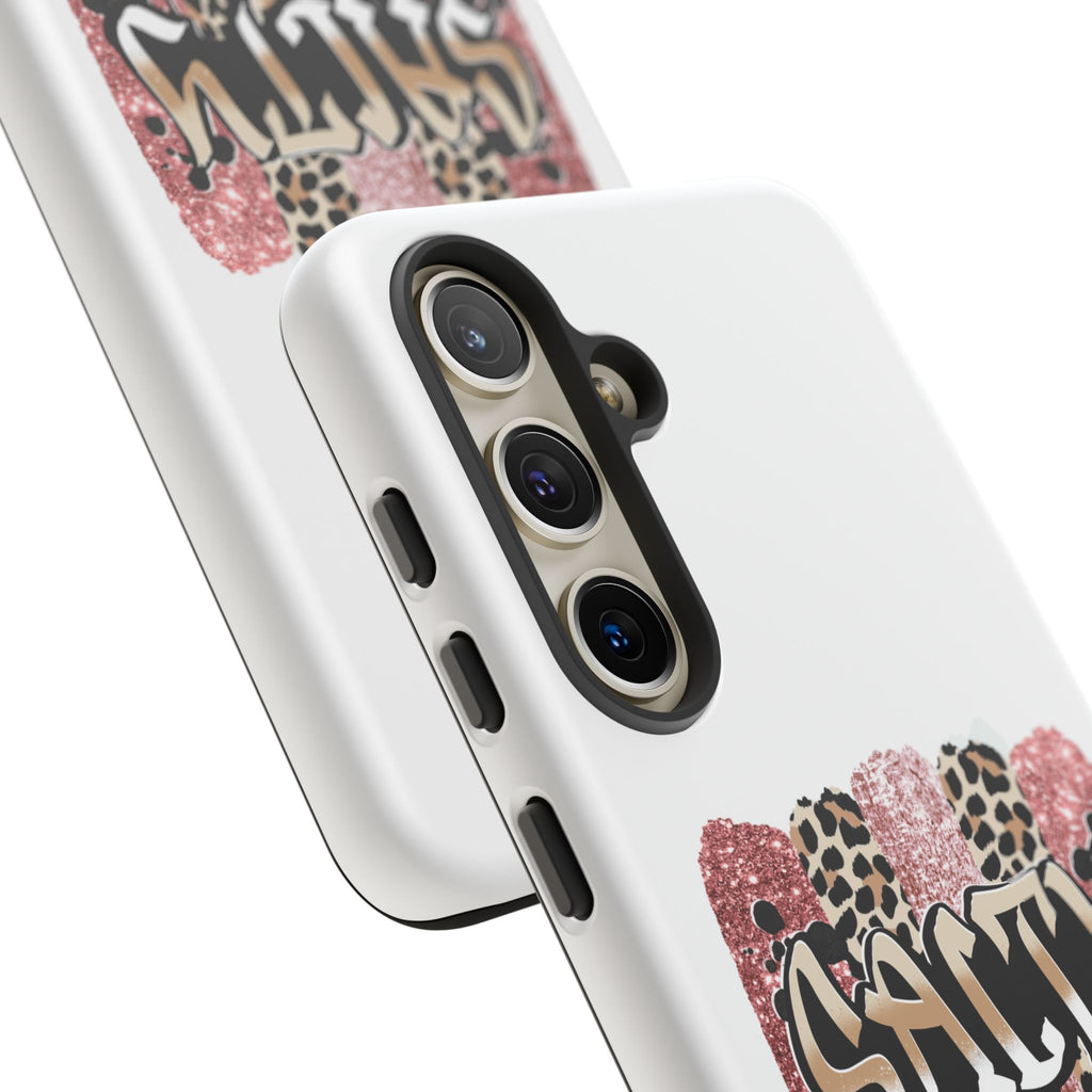 Salty Matthew 5:13 Scripture Leopard Pink Glitter Tough Case — Matthew 5:13 Scripture Phone Cover