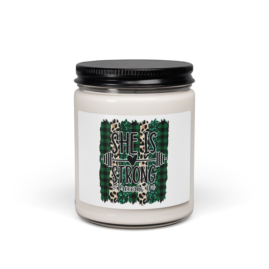 She is Strong Proverbs 31 Woman Scented Soy Candle, 9oz