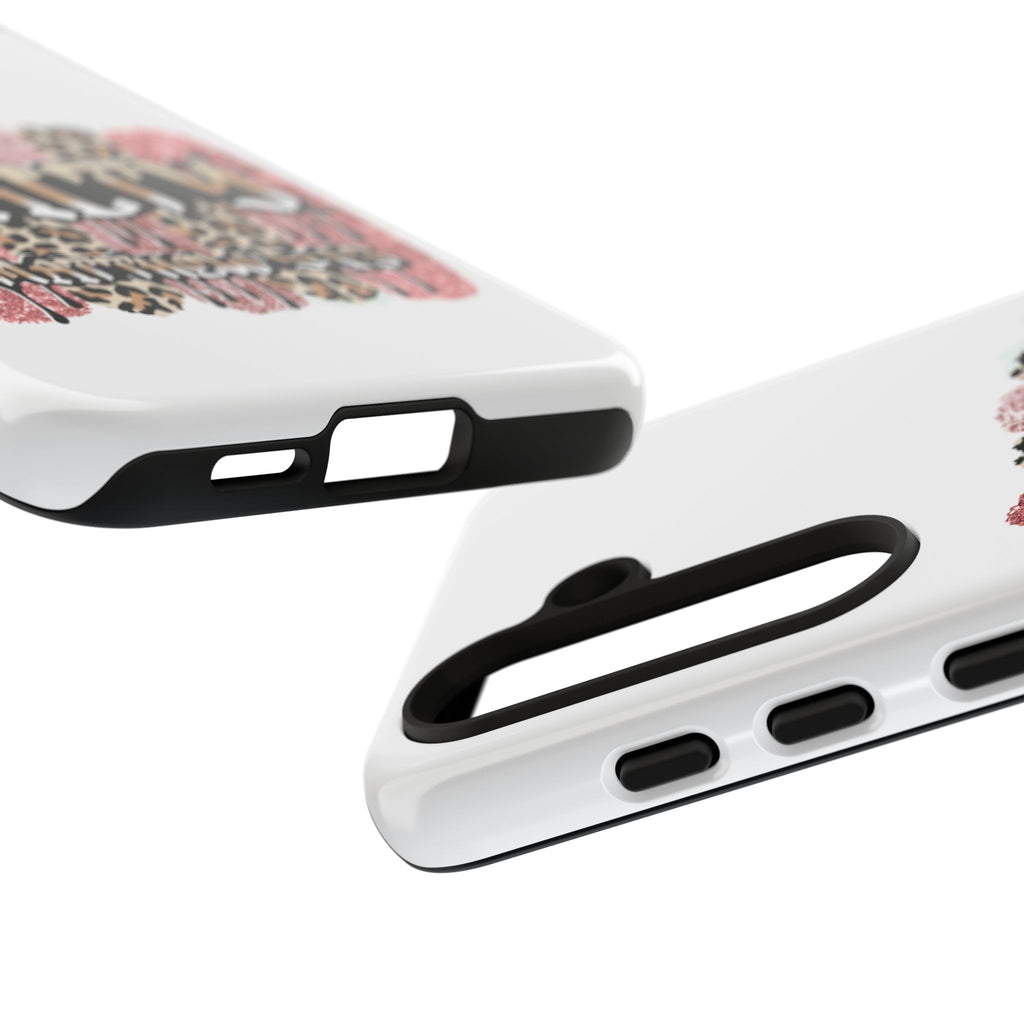 Salty Matthew 5:13 Scripture Leopard Pink Glitter Tough Case — Matthew 5:13 Scripture Phone Cover