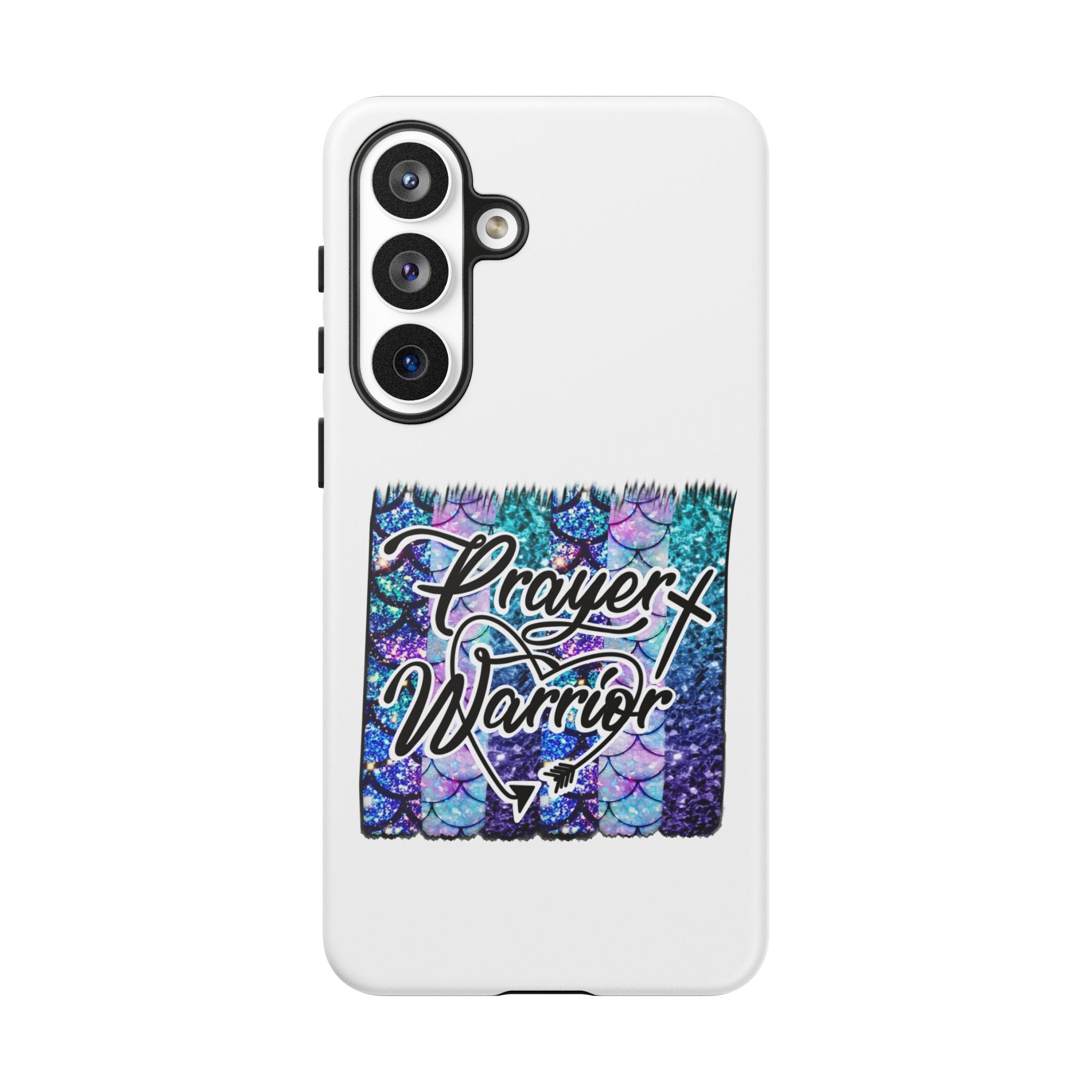 Prayer Warrior Phone Case — Faith-Inspired Tough Protective Cover