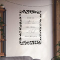 Psalms 46:5 Leopard Border Matte Vertical Poster — "God is within her; she will not fail" Inspirational Wall Art