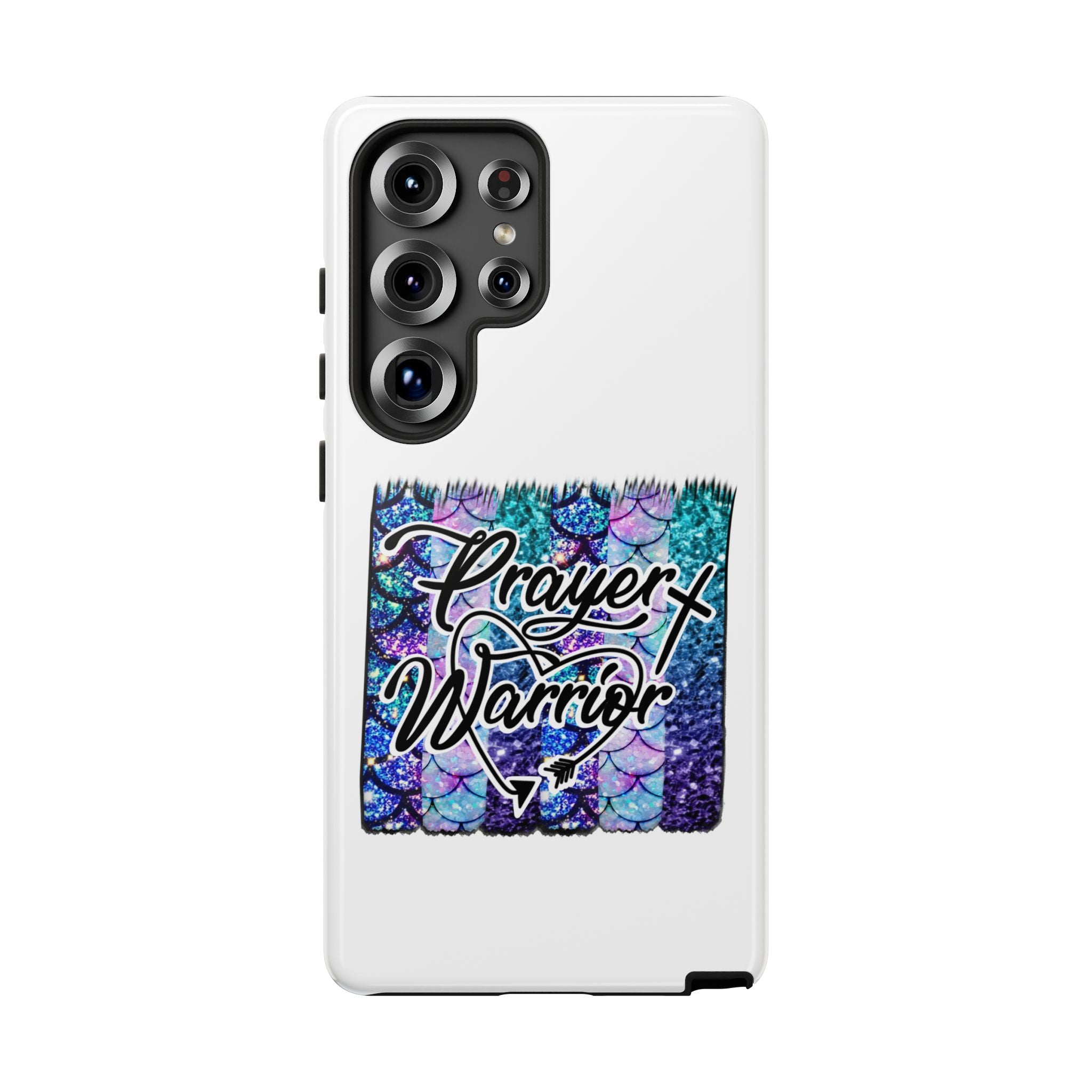 Prayer Warrior Phone Case — Faith-Inspired Tough Protective Cover