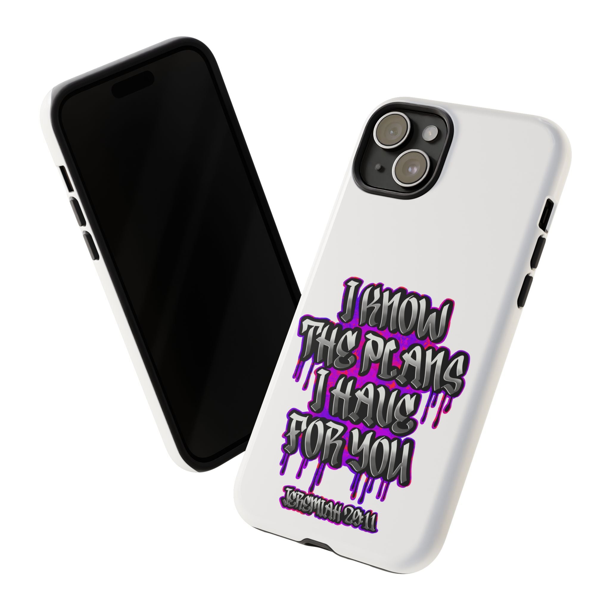 Jeremiah 29:11 Phone Case — "I Know The Plans I Have For You" Christian Bible Verse Protective Case