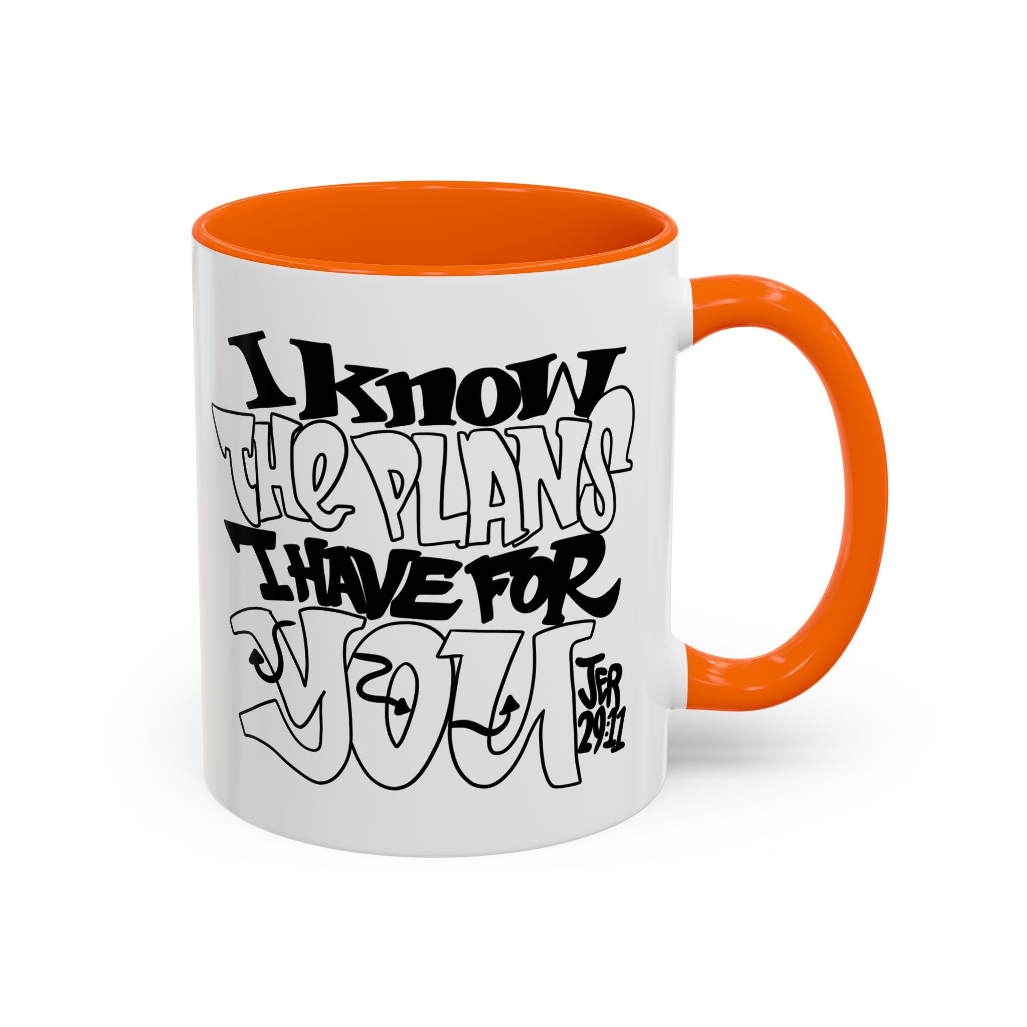I Know The Plans I Have For You Mug — Inspirational Accent Coffee Mug