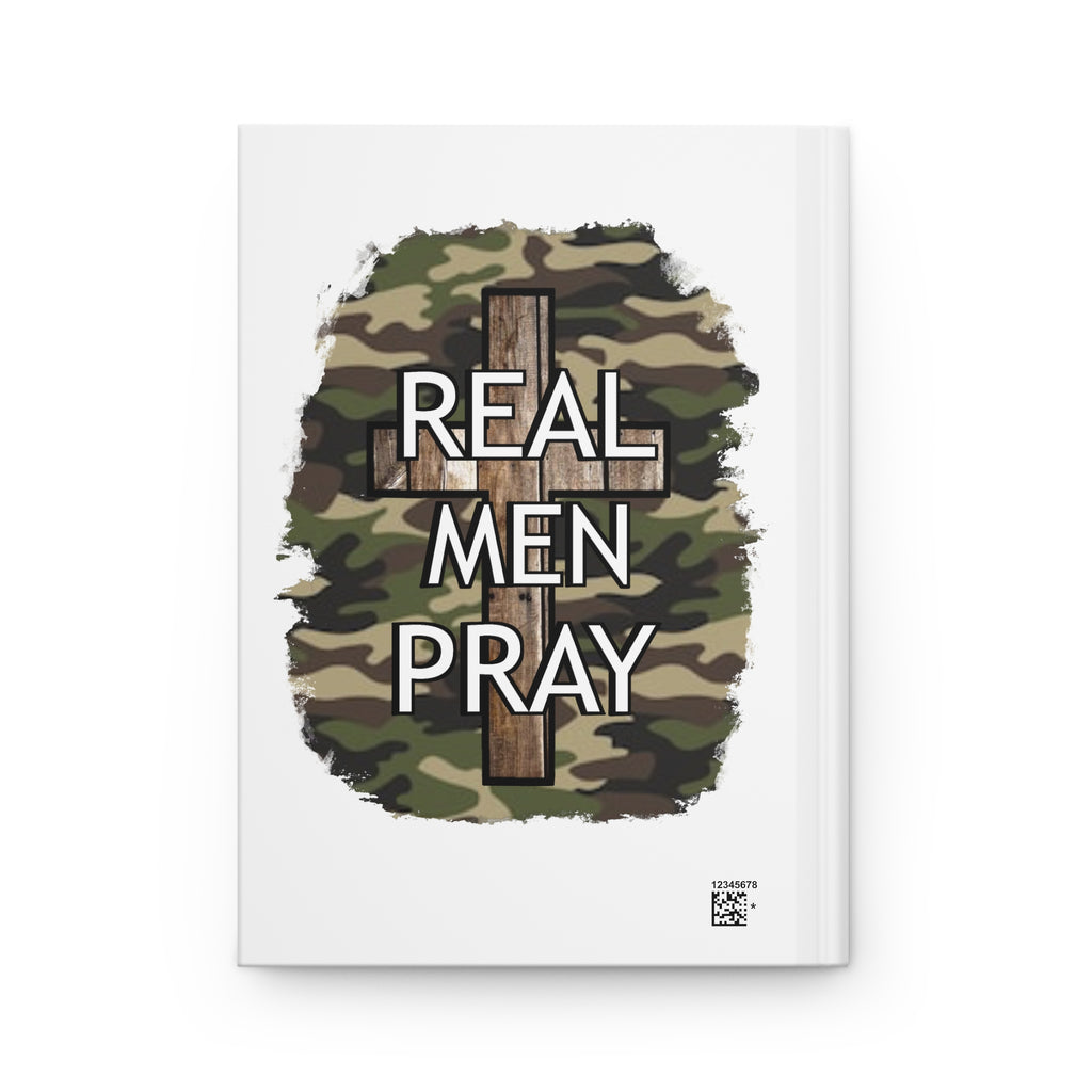 Real Men Pray Hardcover Journal – Camo Cross Prayer Notebook for Men