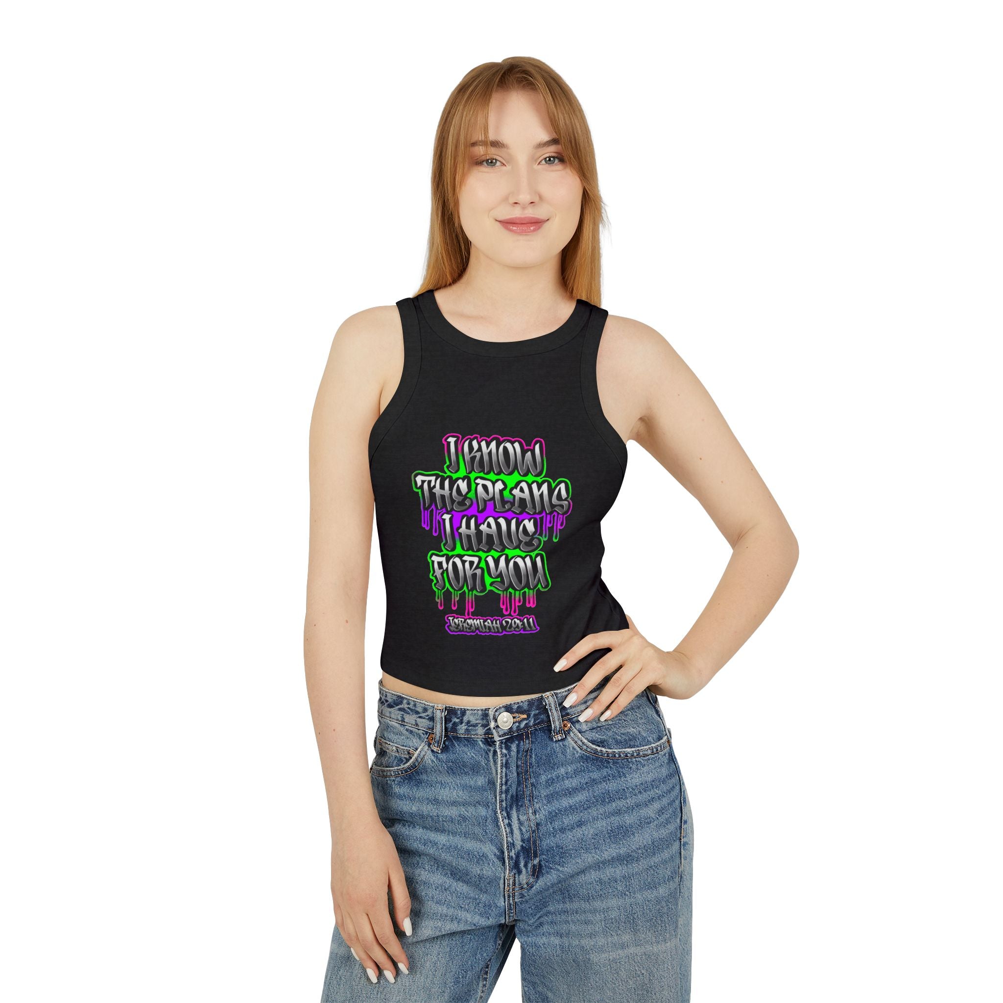 Women's Micro Rib Racer Tank Top