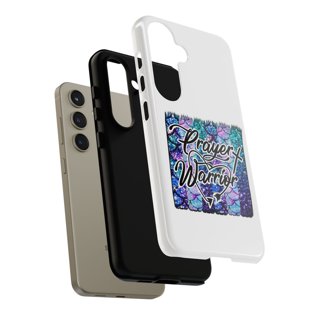 Prayer Warrior Phone Case — Faith-Inspired Tough Protective Cover