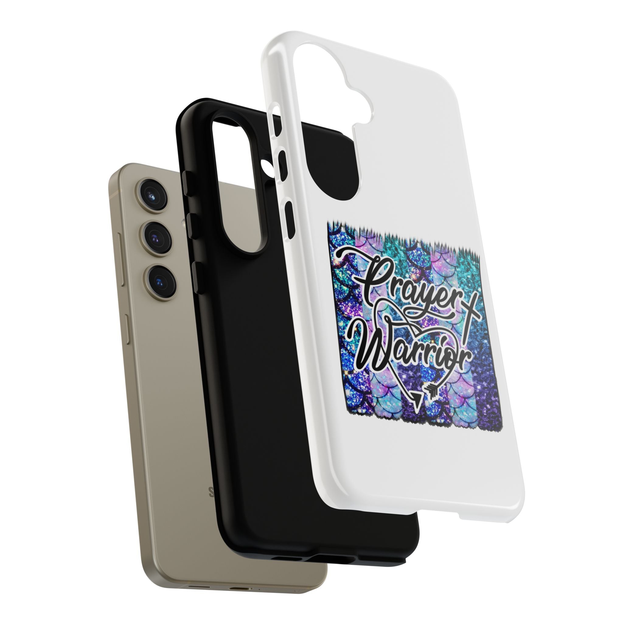 Prayer Warrior Phone Case — Faith-Inspired Tough Protective Cover