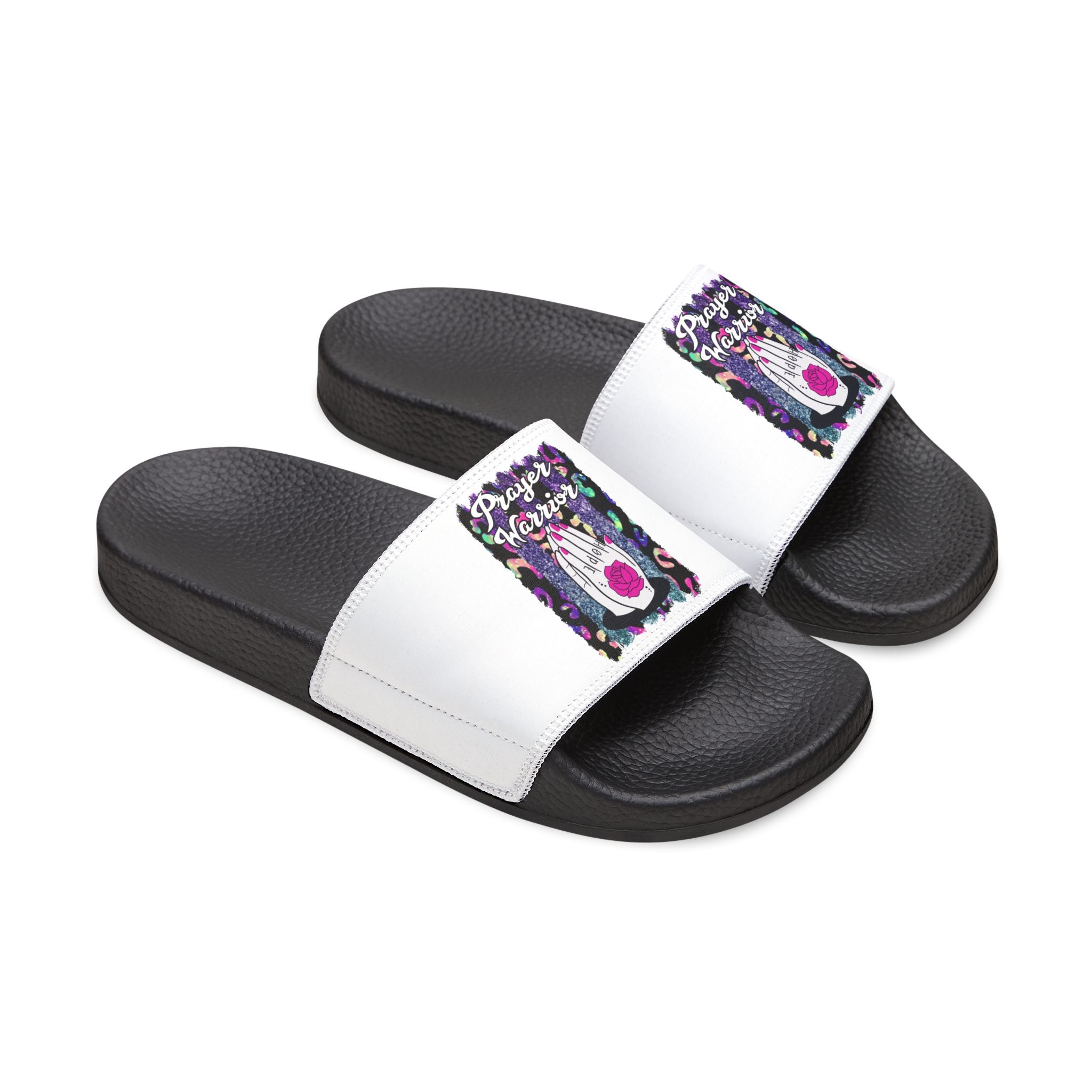 Praying Hands Prayer Warrior Women's Removable-Strap Sandals