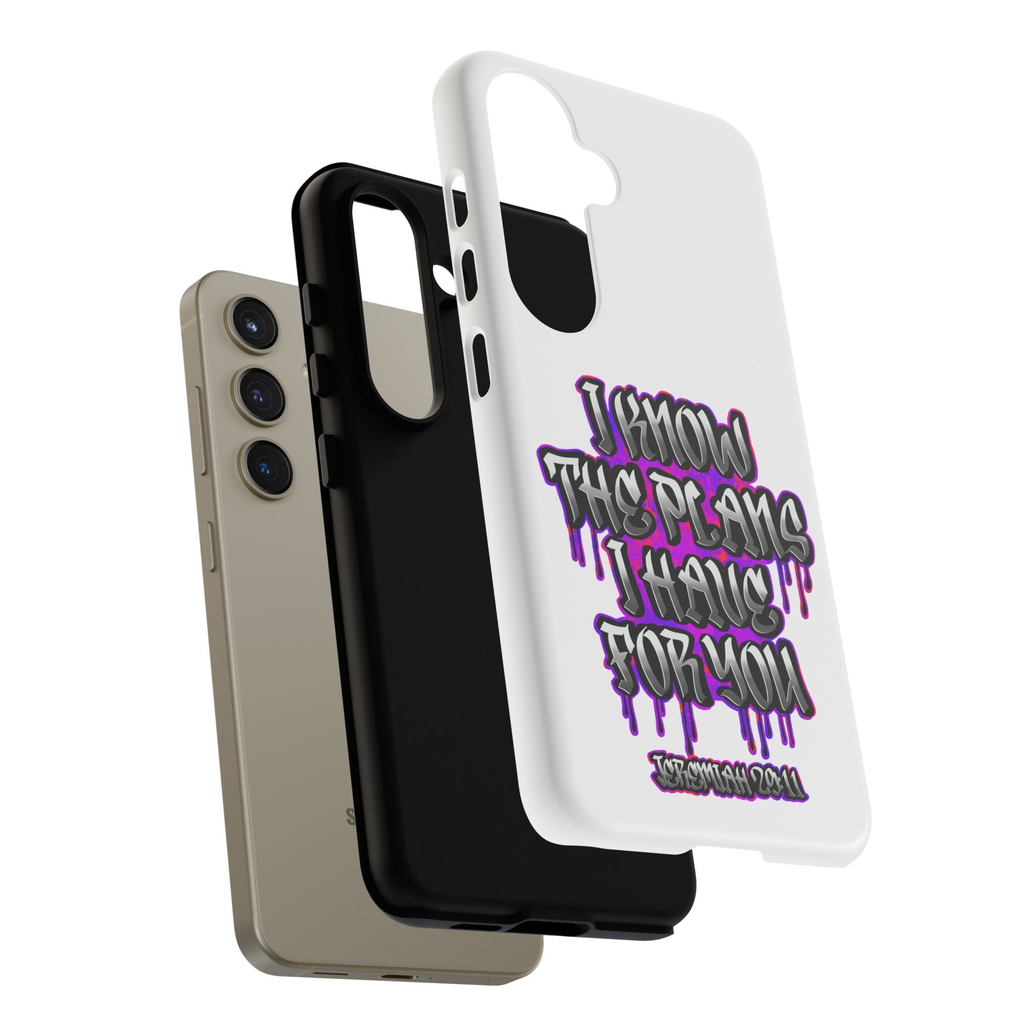 Jeremiah 29:11 Phone Case — "I Know The Plans I Have For You" Christian Bible Verse Protective Case