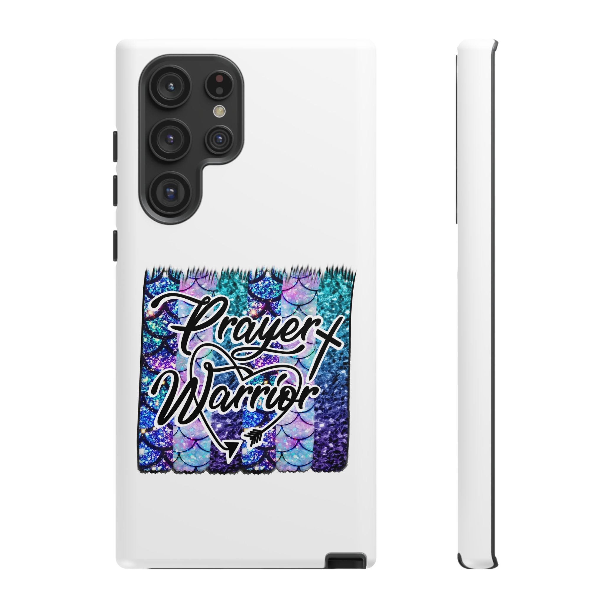 Prayer Warrior Phone Case — Faith-Inspired Tough Protective Cover