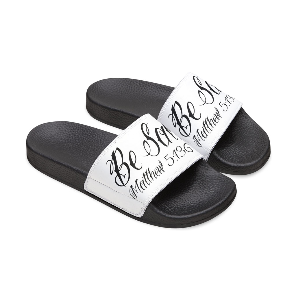 Be Salty Bible Verse Women's Removable-Strap Sandals