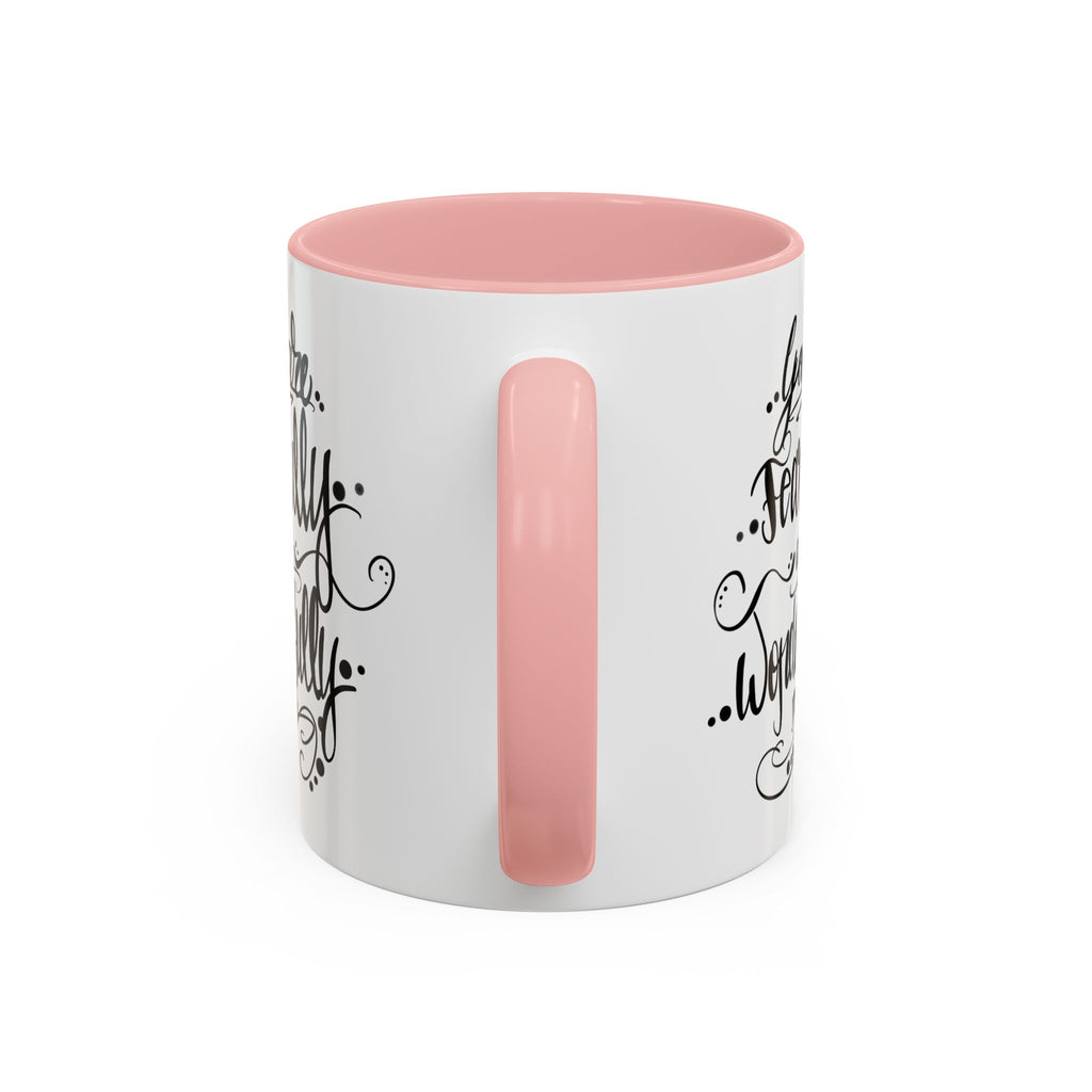 Inspirational Coffee Mug — "You Are Fearfully and Wonderfully Made" Accent Mug