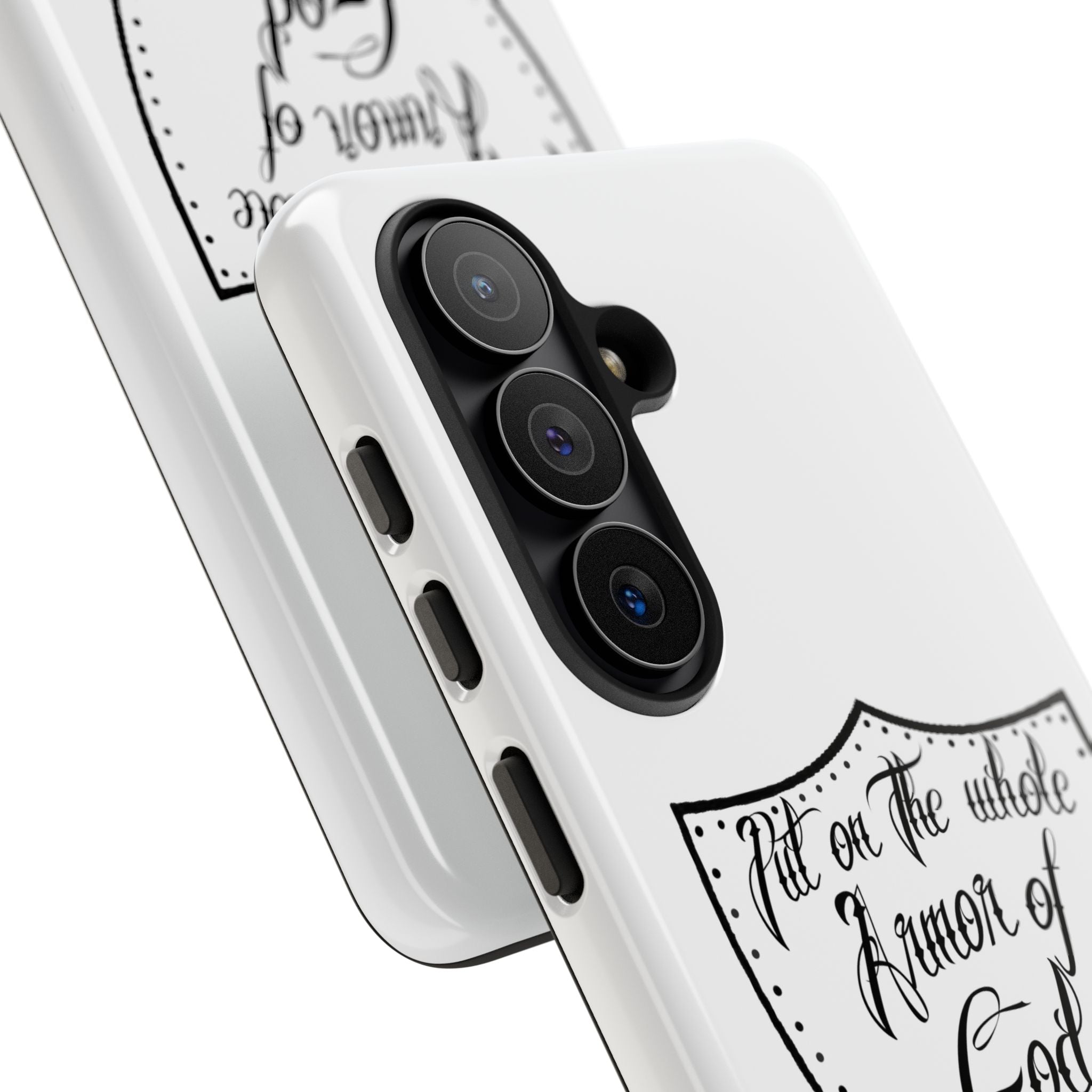 Armor of God Phone Case — Ephesians 6:11 Christian Floral Protective Cover