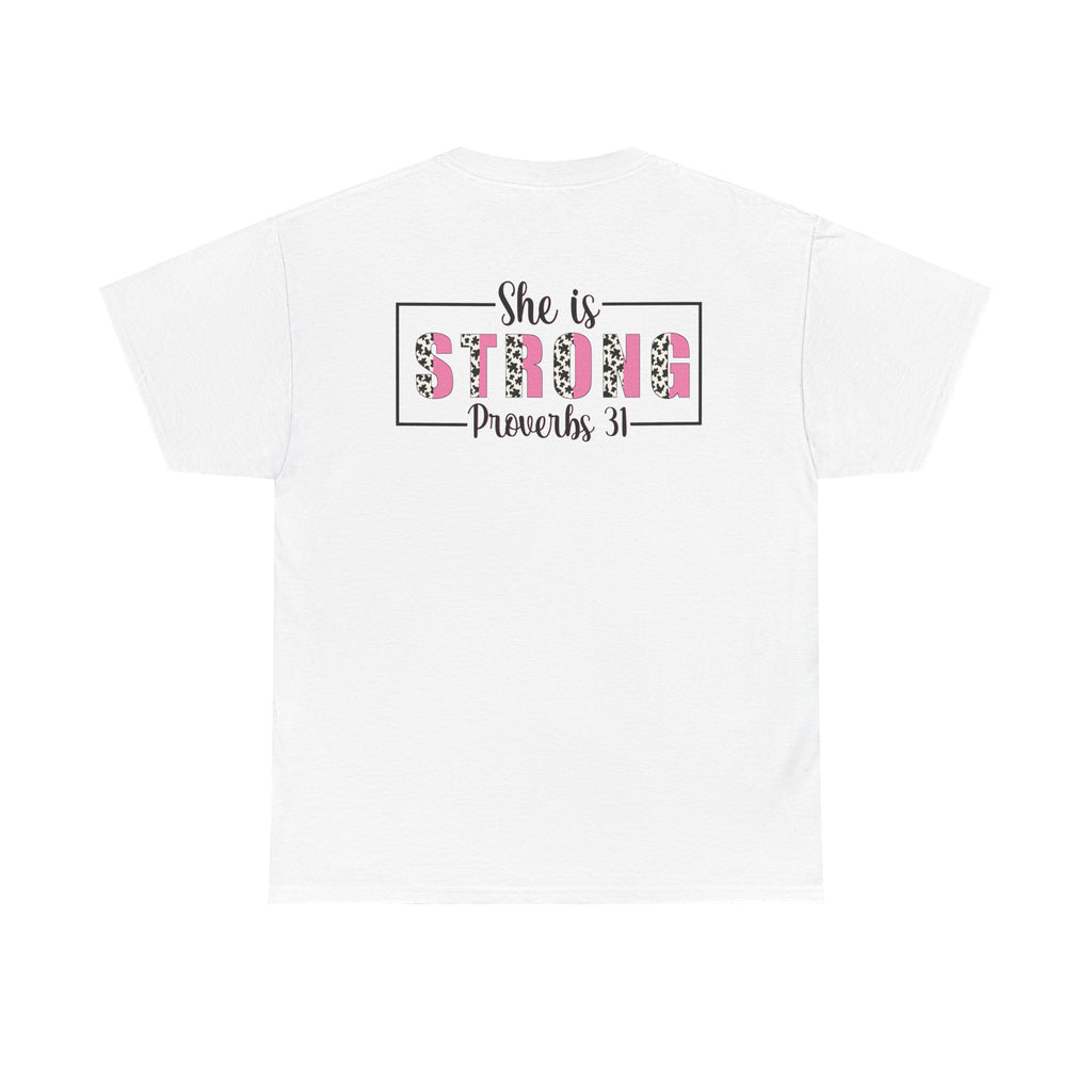 She Is Strong Proverbs 31 T‑Shirt