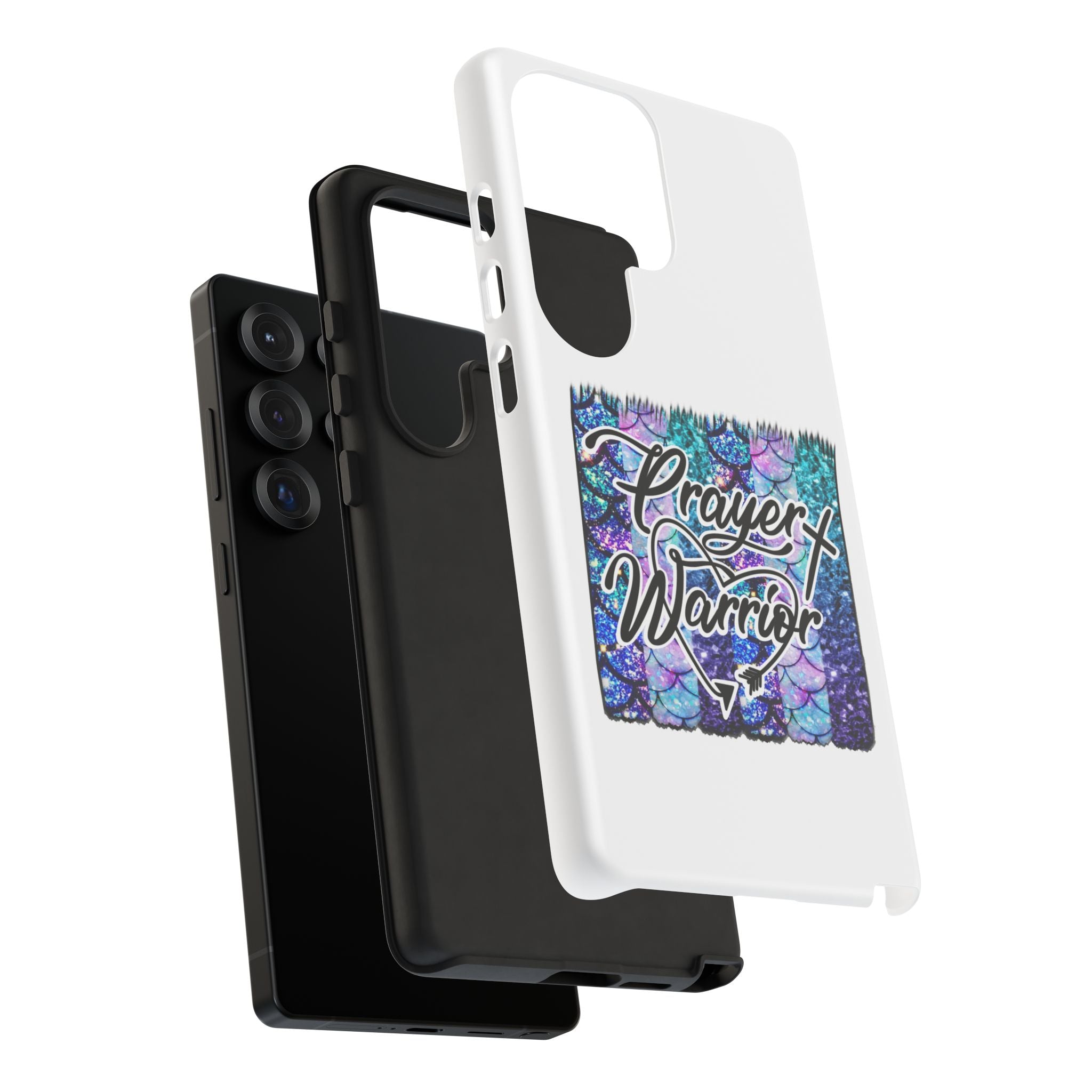 Prayer Warrior Phone Case — Faith-Inspired Tough Protective Cover