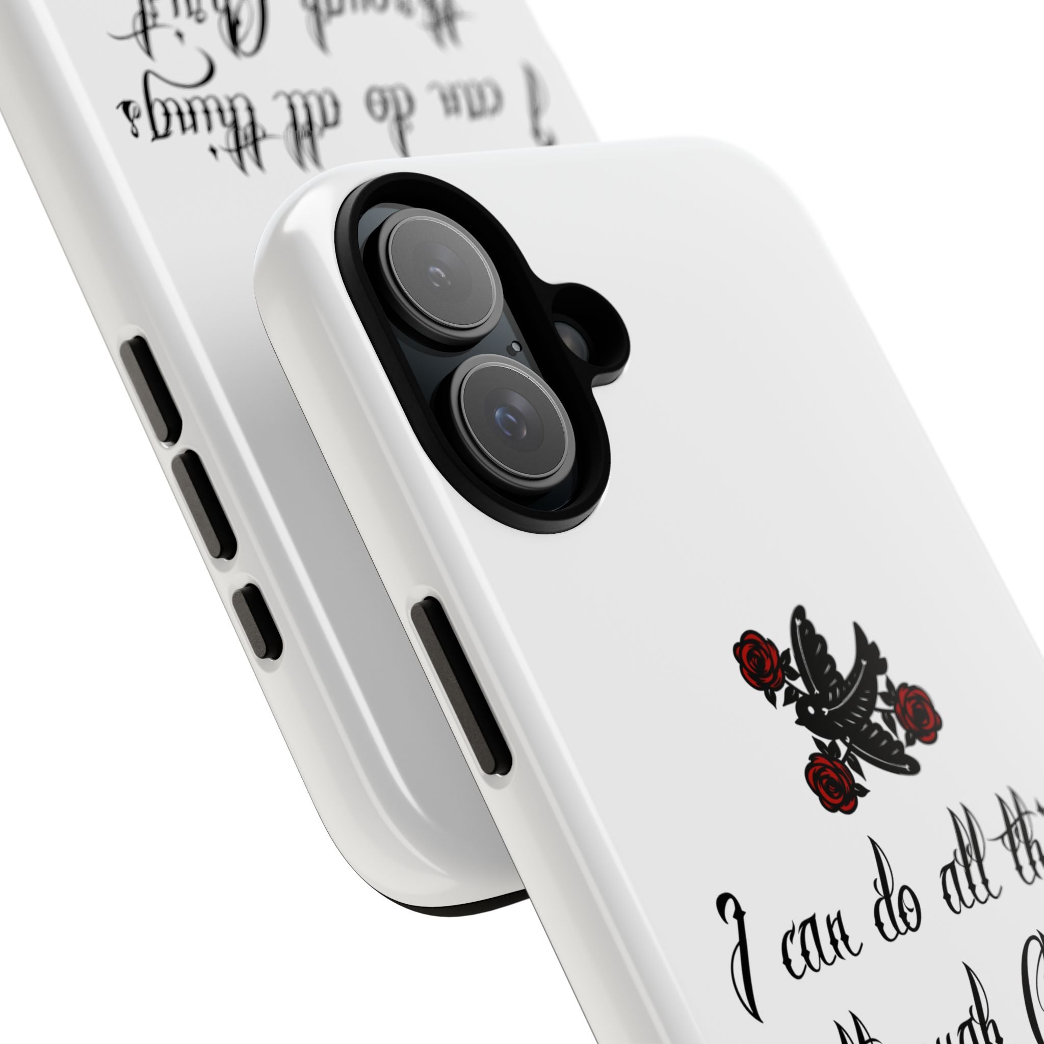 Christian Phone Case — "I can do all things through Christ" (Philippians 4:13)