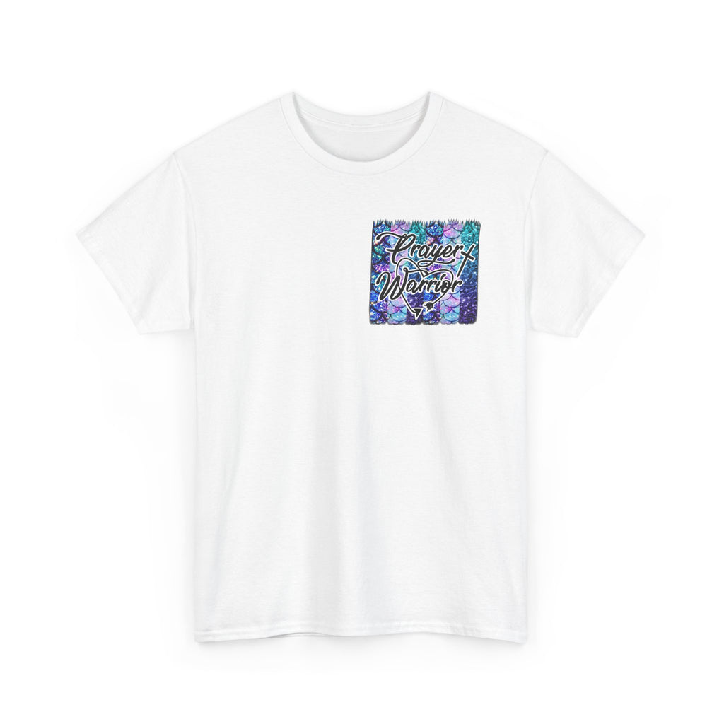 Prayer Warrior T-Shirt — Floral Christian Faith Tee