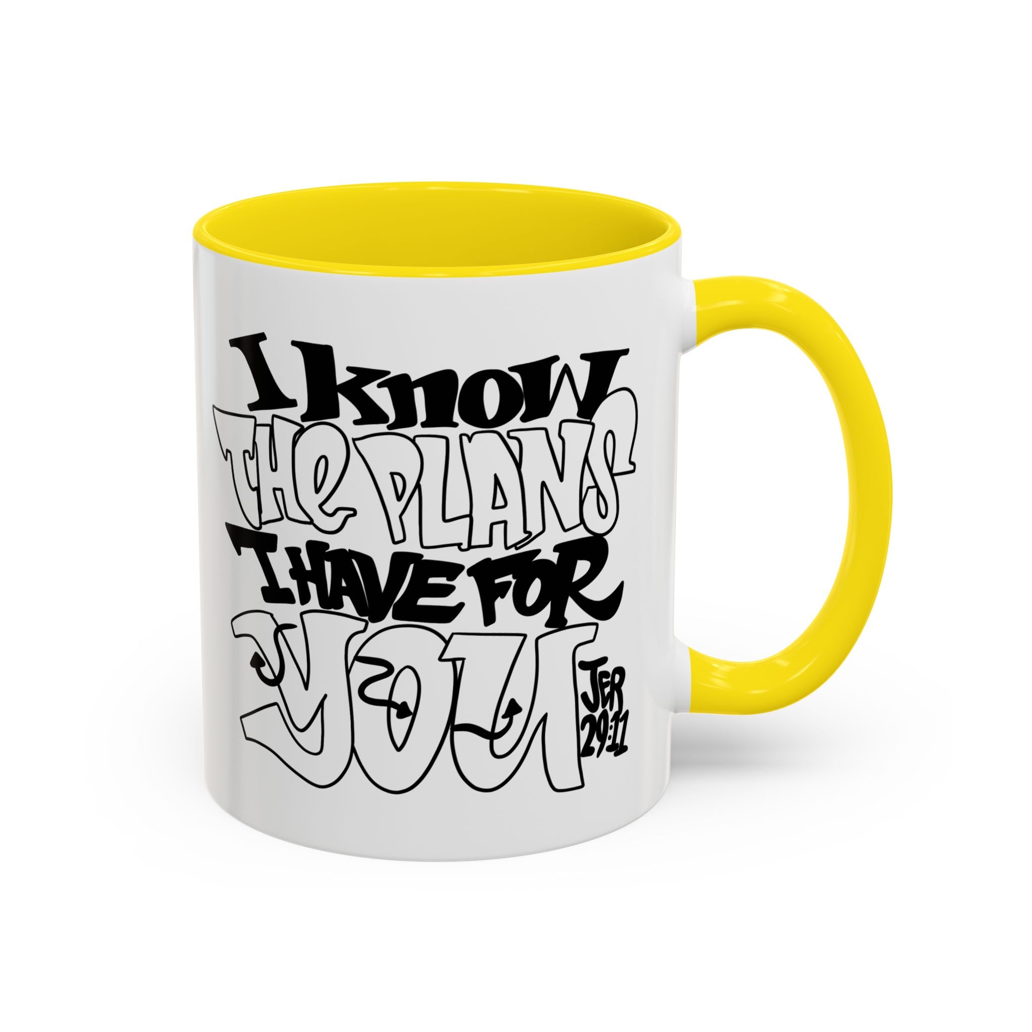 I Know The Plans I Have For You Mug — Inspirational Accent Coffee Mug