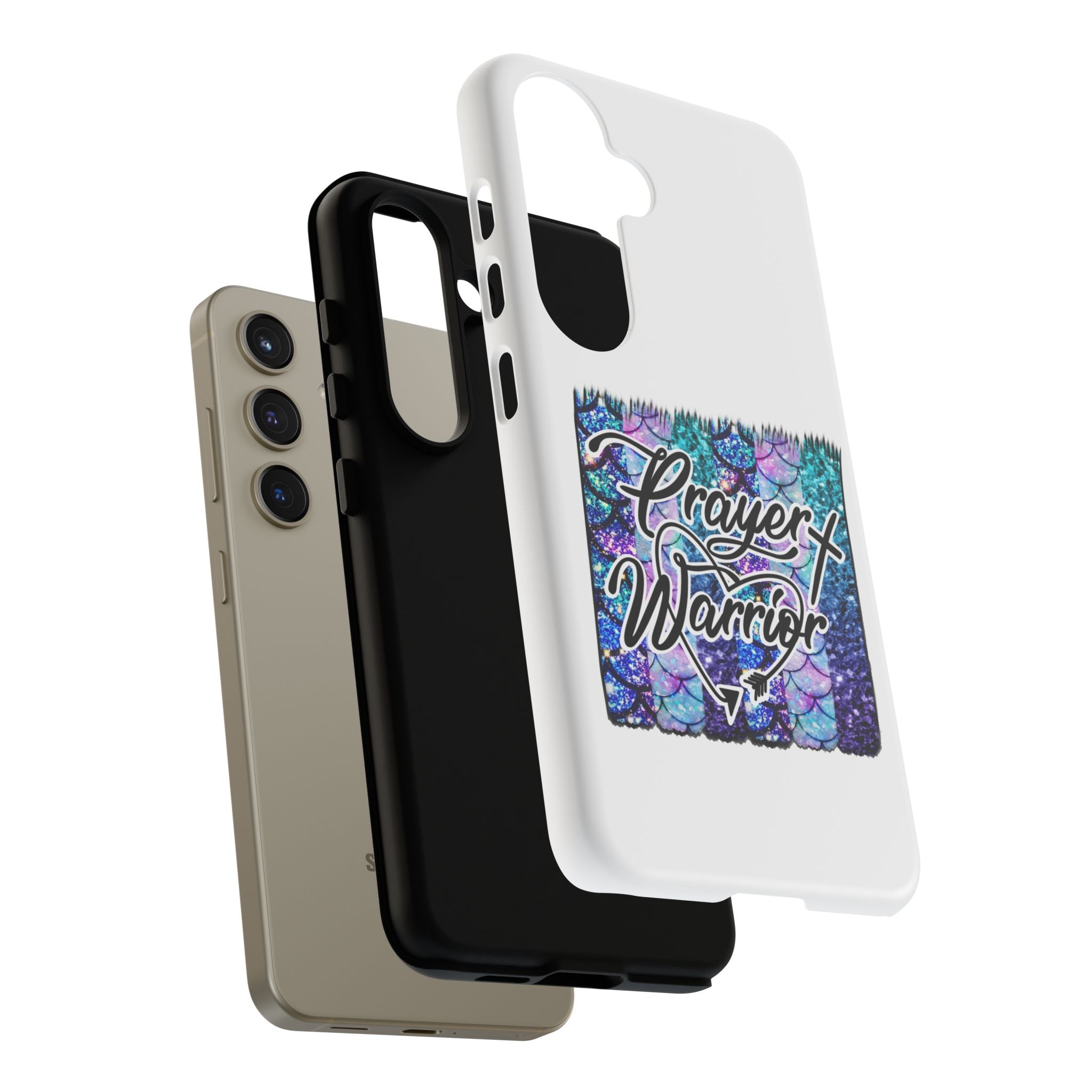 Prayer Warrior Phone Case — Faith-Inspired Tough Protective Cover